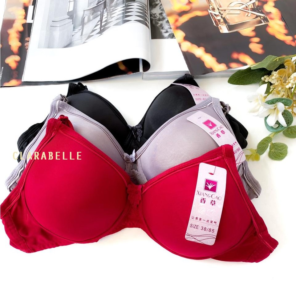 Bra Busa Xiang Cao Cup B Kait 3 Bra Busa Tanpa Kawat Bra Wanita Xiangcao Busa