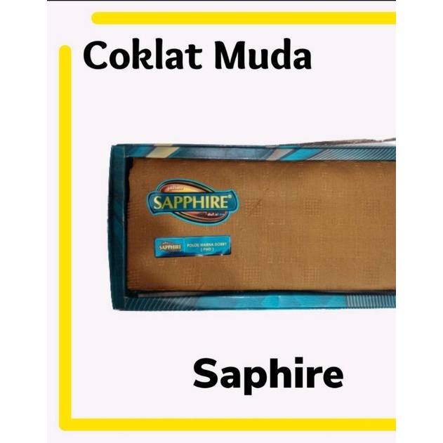 BISA Sarung Tenun Sapphire Polos Warna Premium Original