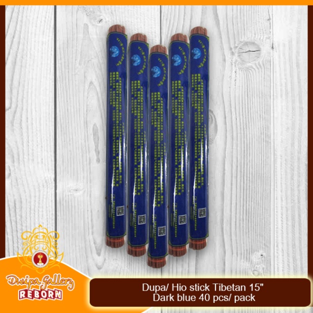 Dupa/ Hio stick Tibetan 15&quot; Dark blue 40 pcs/ pack