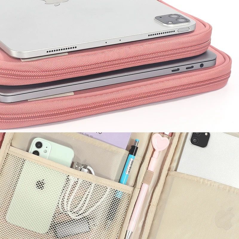 Tas Laptop BRINCH Softcase Sleeve 13 14 inch -Ungu