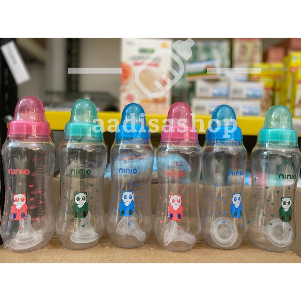 Botol Dot Susu Bayi Easy Grip Bottle 150ml atau  300ml Ninio 2304 1304