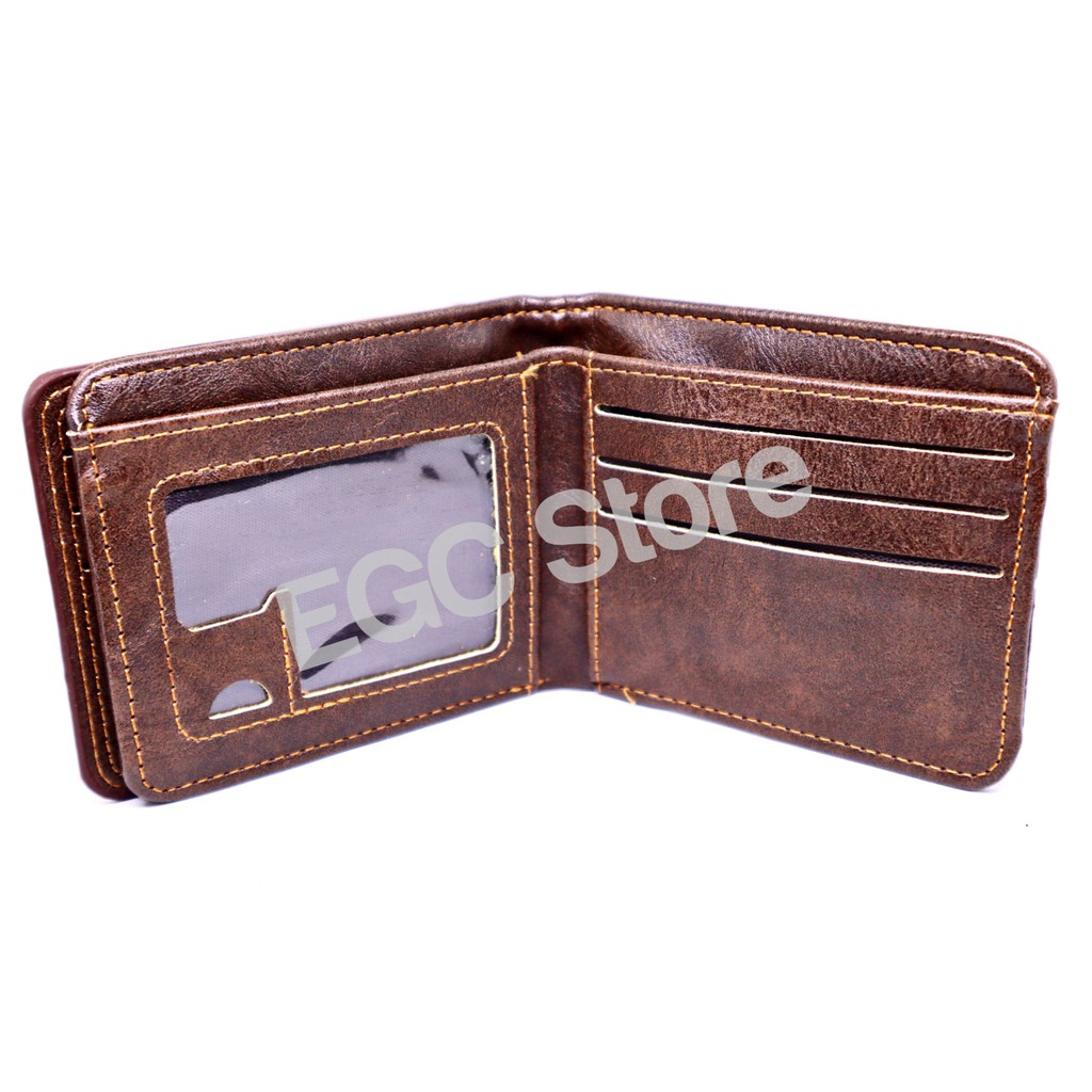 Dompet Lipat Pria Bahan Kulit Premium / Dompet Pria model lipat - F-008-5