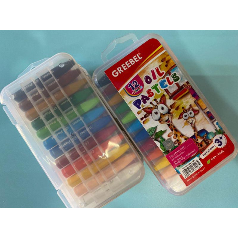 

Greebel oil pastels 12/ Crayon 12 warna Greebel