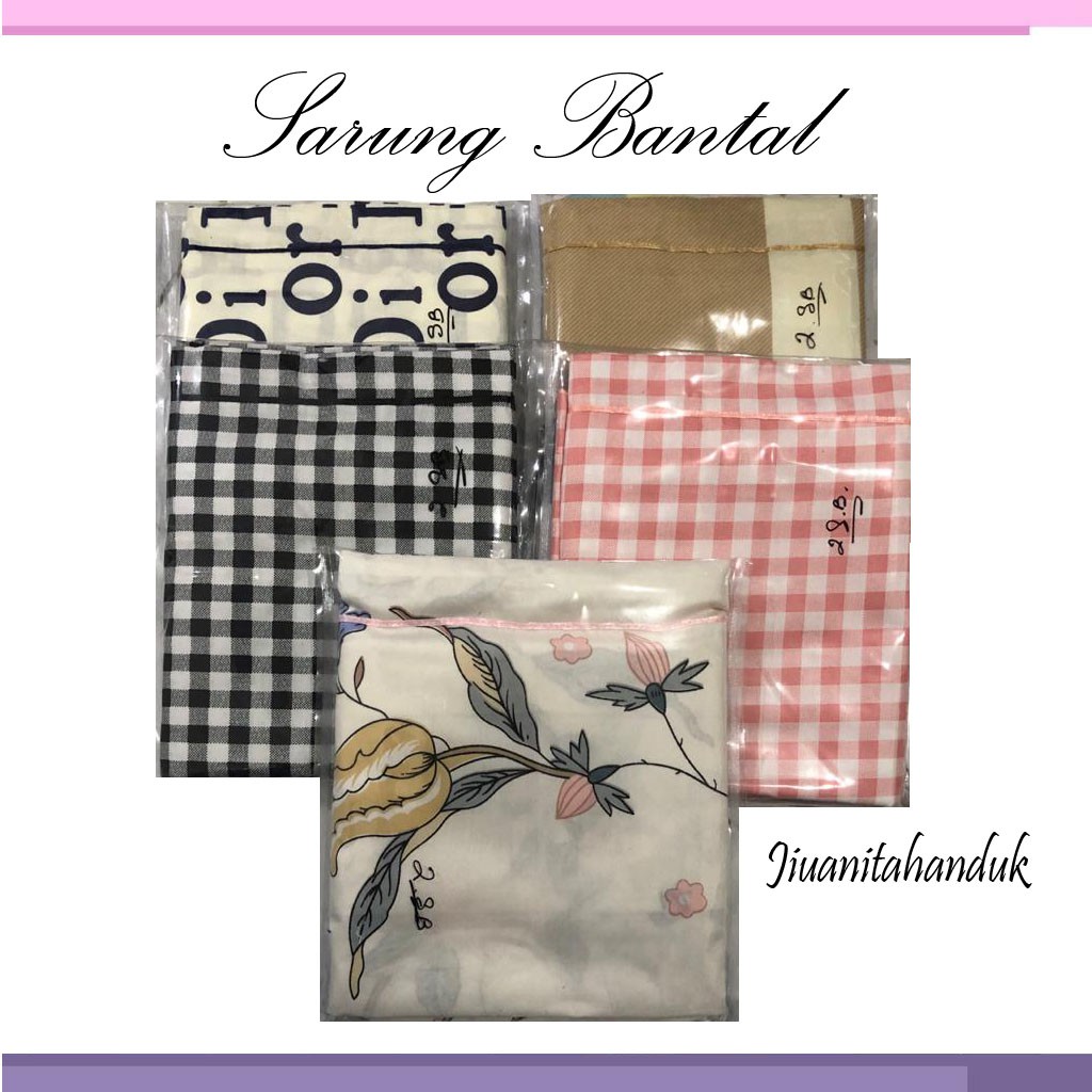 JH Sarung Bantal Guling Sweet Home Bahan Cotton Paling Murah