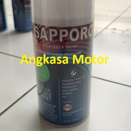 

Cat Semprot TAIPAN GREEN 7123 HIJAU Sapporo Spray Pylox Pilox 300 ML