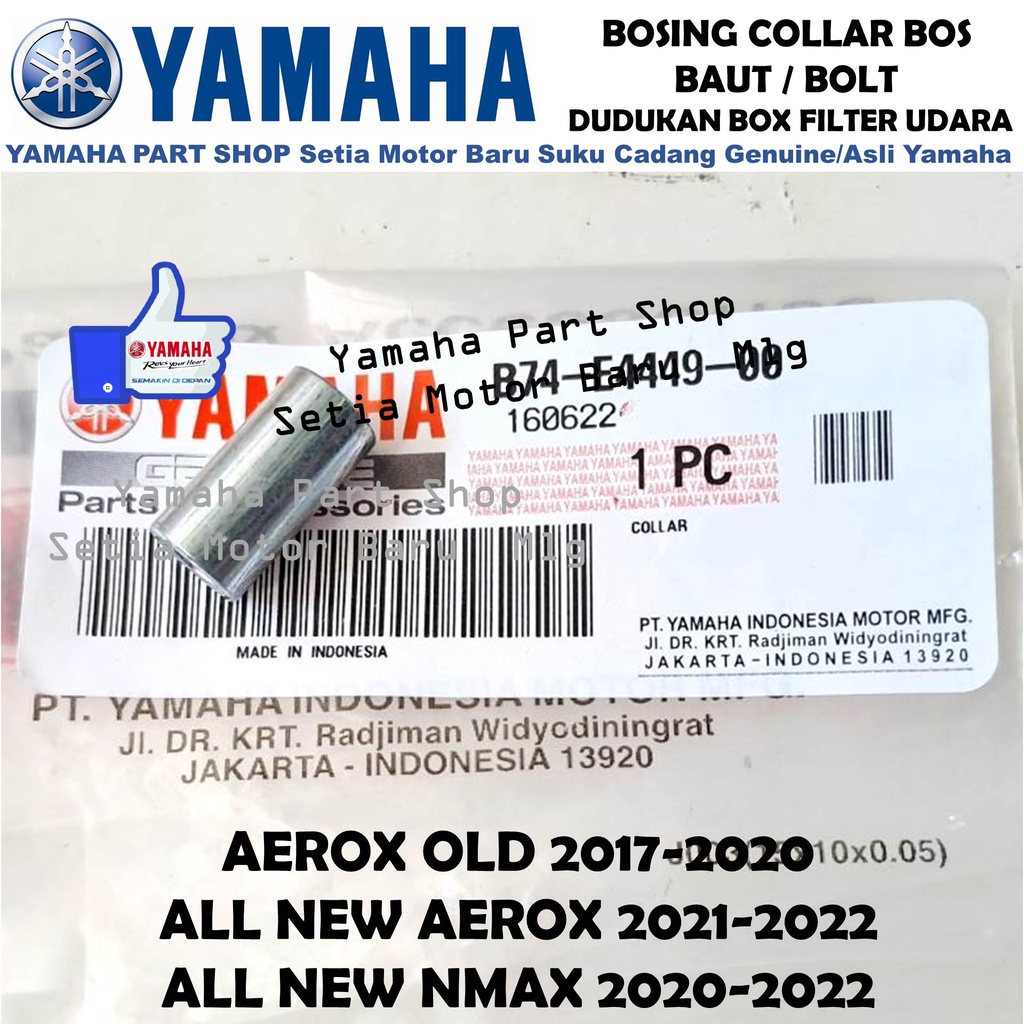 Bosing Collar Bos Bolt Baut Dudukan Box Filter Udara Aerox Old All New Nmax N Max Aerox Asli Yamaha