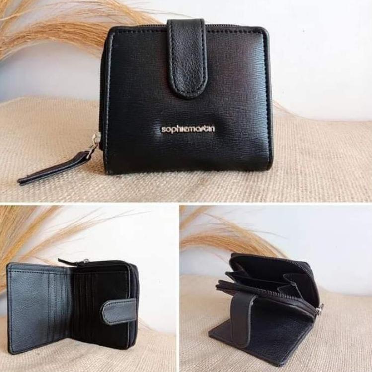 Recomended.. DOMPET KECIL RENLY SOPHIE MARTIN PARIS LIPAT HITAM WALLET SHOPEE SHOPIE SHOPI SOPI