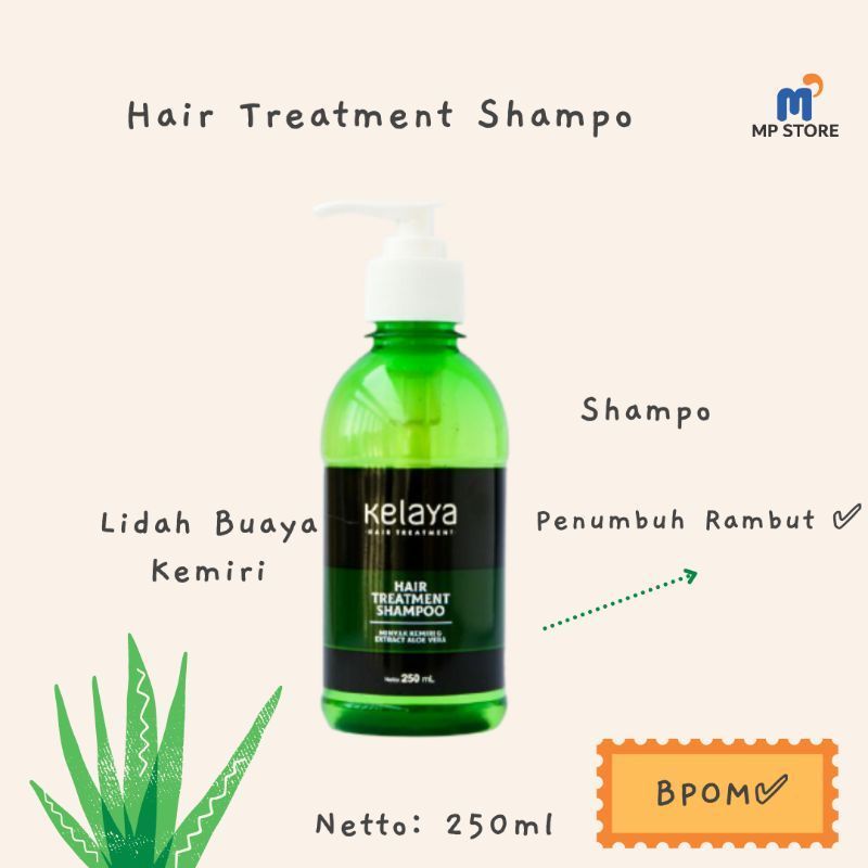 SHAMPOO KELAYA HAIR TREATMENT || Spo Kelaya penyubur Rambut Pencegah Kebotakan