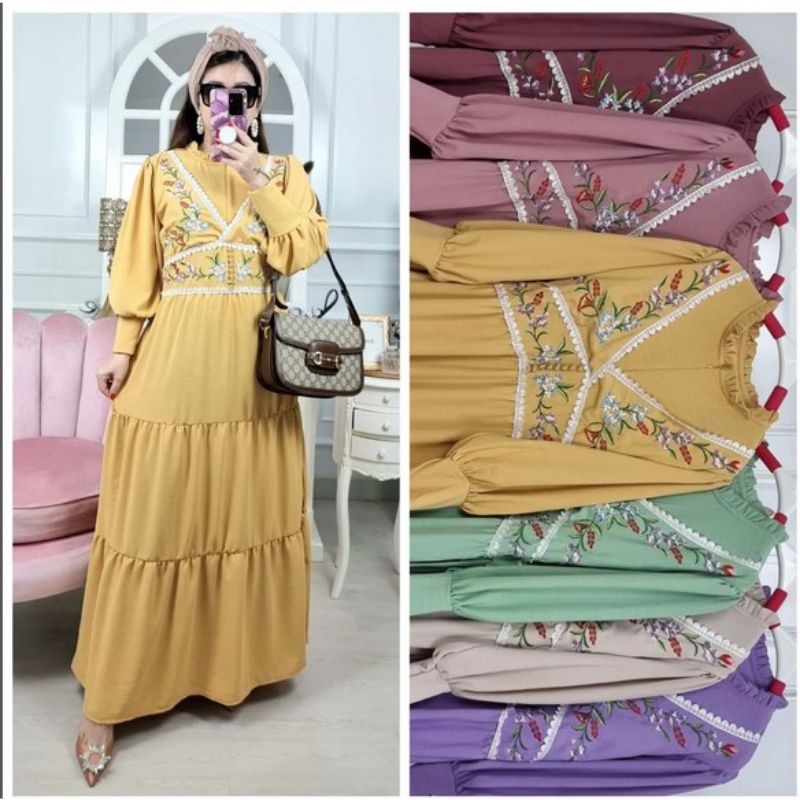 gamis lesty dress lesti fadlinasalsa salsabila butik meijiewang