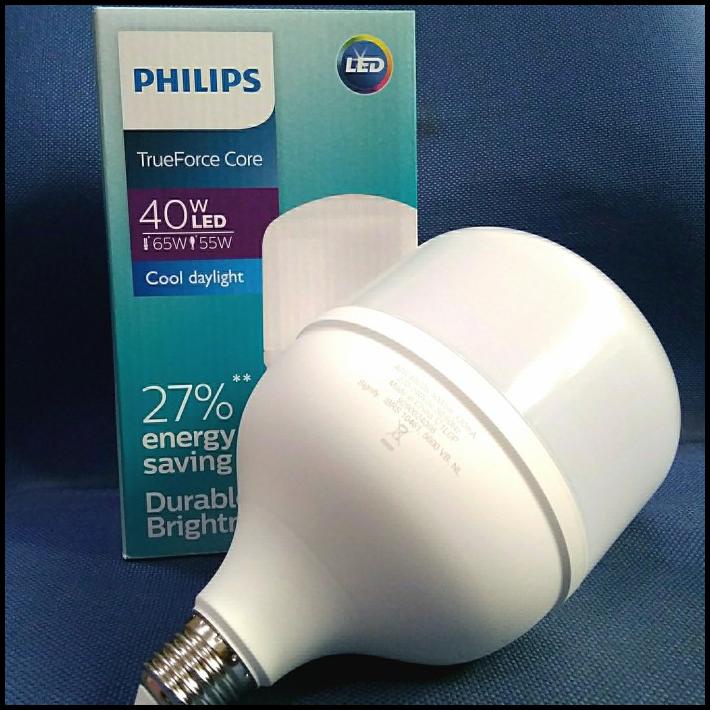 Lampu Led Bulb Philips Trueforce Core 40W 40 Watt 40Watt Putih