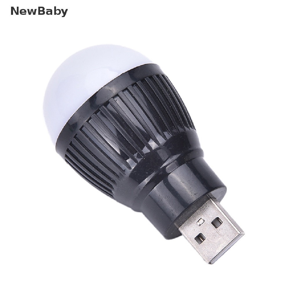 Lampu Bohlam LED USB Mini Portable Warna Putih Untuk Membaca