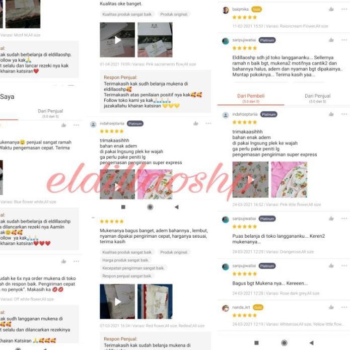 Menarik Sale...!!! Mukena Roemah Dia Motif Terbaru Packaging Box/Mukena shabby/Mukena rayon/ silky,