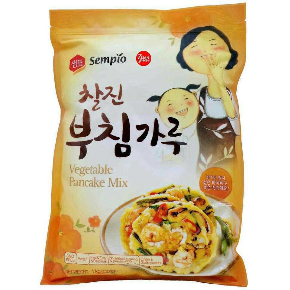 

Sempio Vegetable Pancake Mix Tepung Korea 1000Gr/1Kg