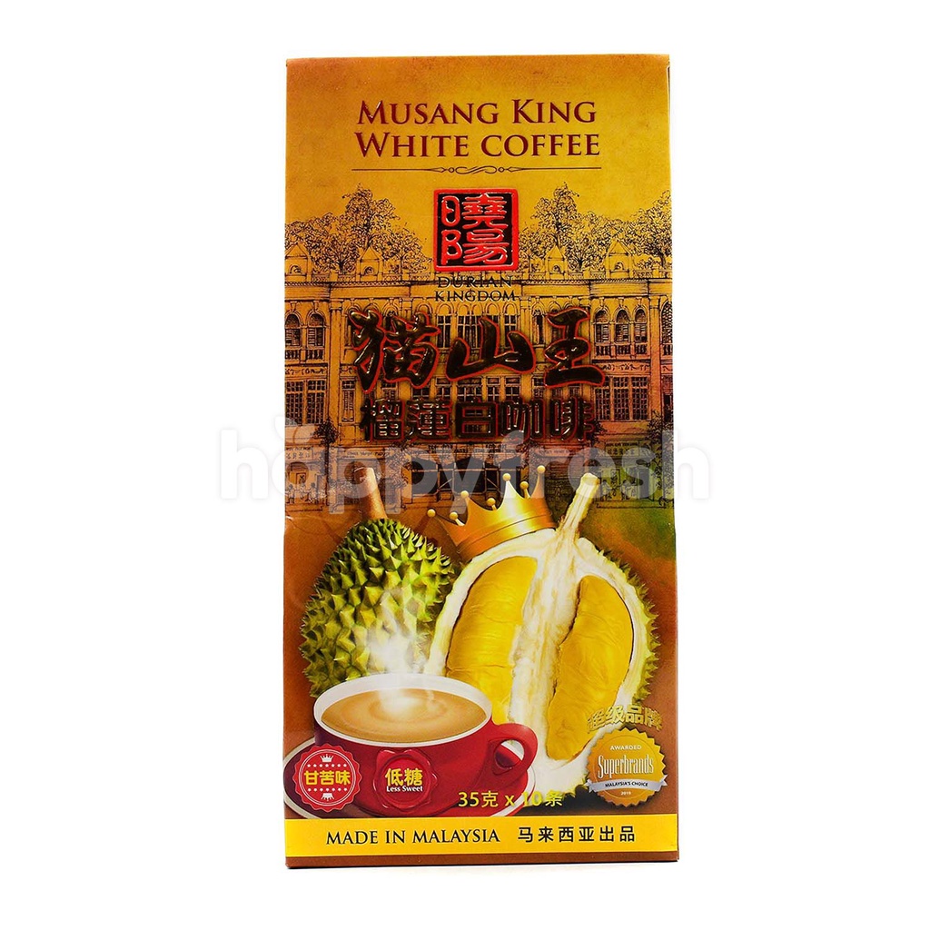 

Durian Kingdom Musang King White Coffee 350 g