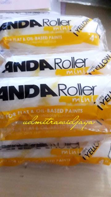 Refil kuas roll kecil 4&quot; ANDA