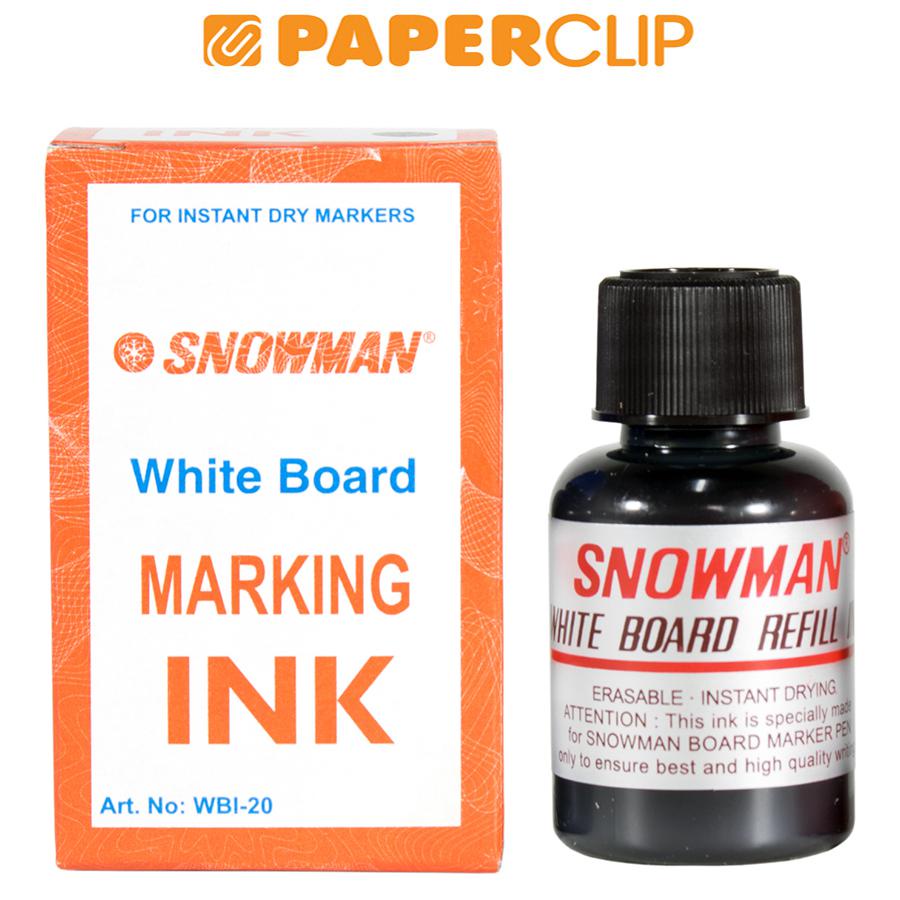 

INK MARKER SNOWMAN WHITE BOARD BLACK