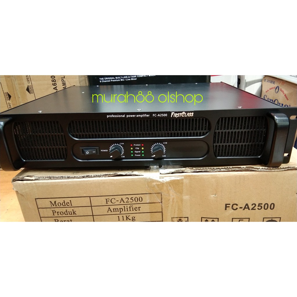 power amplifier audio profesional firstclass a2500