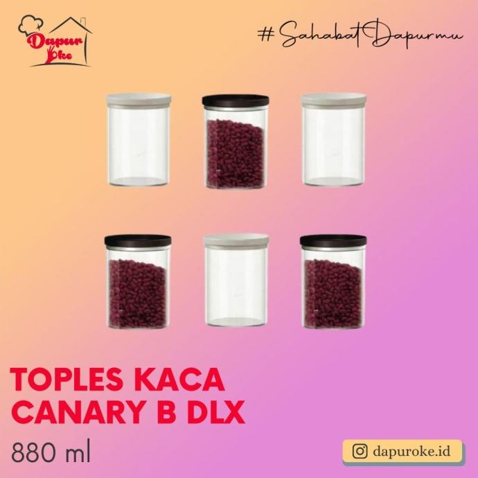 Aj06 Toples Kaca Canary B Dlx (6 Pcs) / Toples Beling Roopshaka