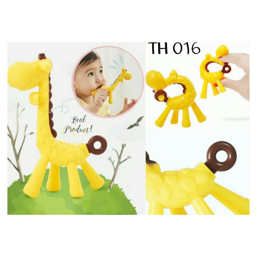 Teether Gigitan  Bayi  CarterLove Silikon  Teether Shopee 