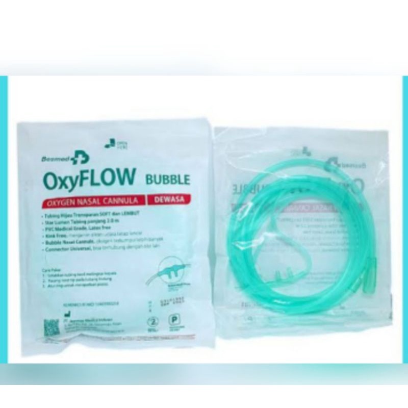 NASAL OXYGEN Cannula  OXYFLOW DEWASA DAN ANAK/ Selang Oksigen / Nasal Oxygen ADULT AXI