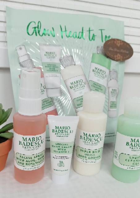 MARIO BADESCU GLOW HEAD TO TOE SET (SKINCARE SET)