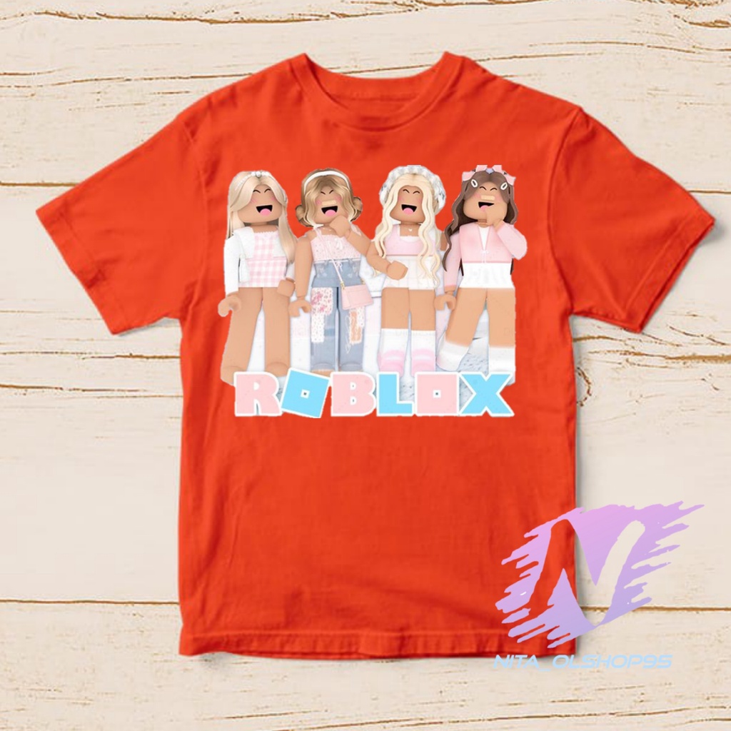 kaos roblox girl baju kaos anak roblok