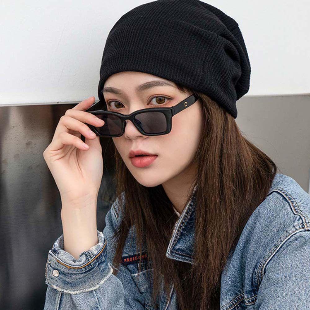 Mxbeauty Kacamata Jennie Pria Vintage Anti UV Anti-Reflective Pelindung Mata Square Women Sunglasses