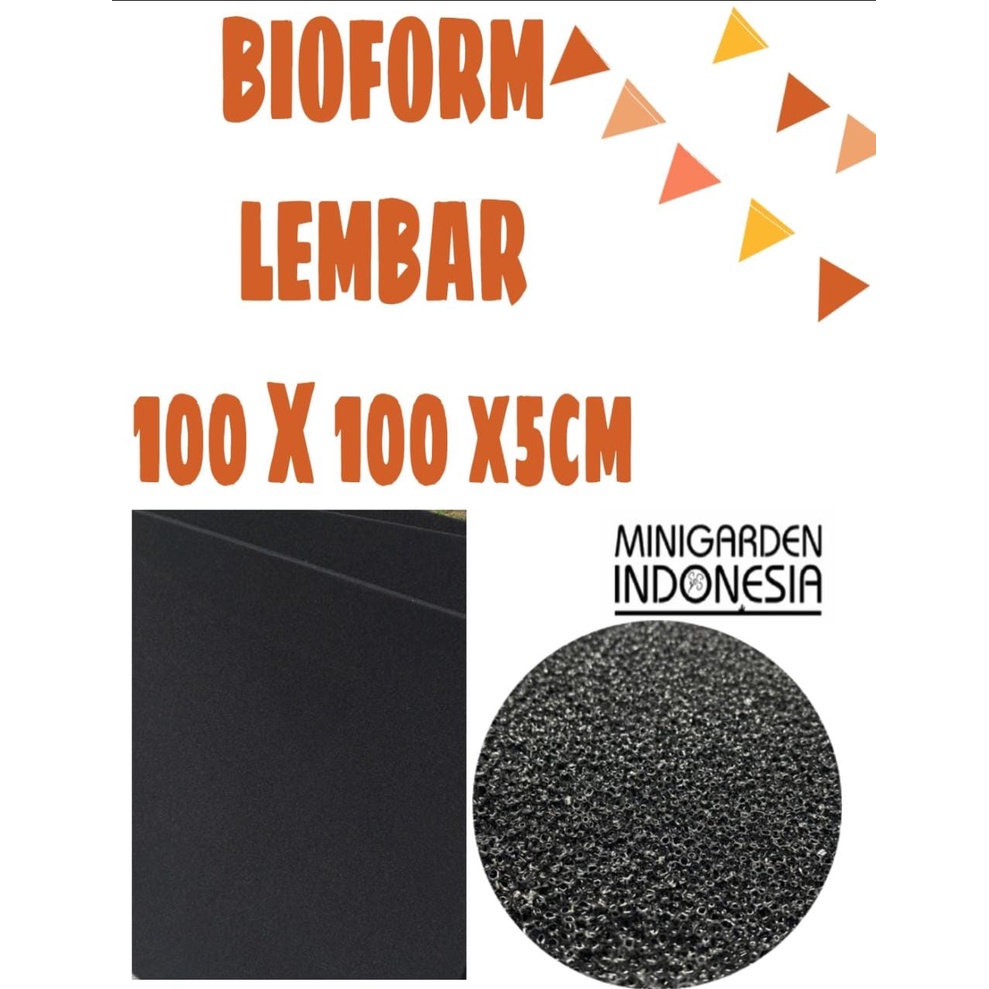 BIOFOARM ROLL 100X100 cm busa media filter bioform biofill aquarium kolam ikan