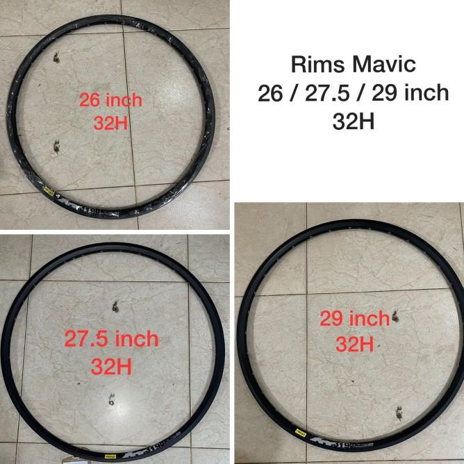 Rims Mavic Double Wall 26 inch / 27.5 inch 32 Hole XM 319 Discbrake