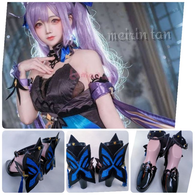 keqing opulent genshin impact new skin shoes cosplay