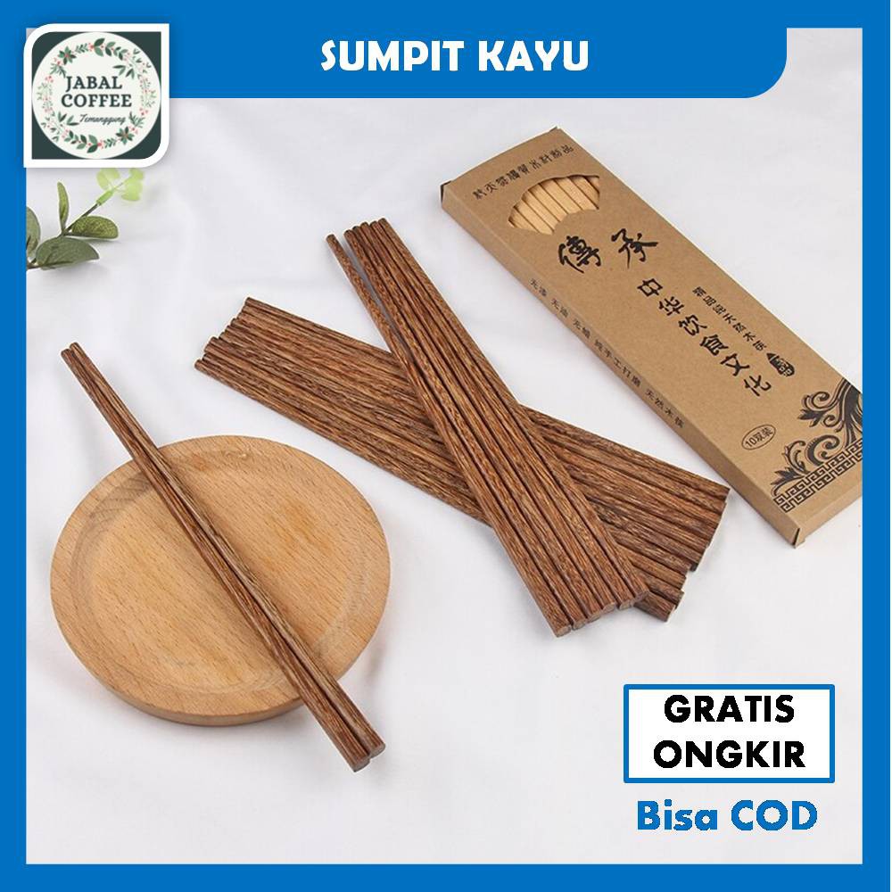 Sumpit Kayu / Wooden Chopsticks / Sumpit Makan / Sumpit Kayu Makan Mie / Sumpit Mie J67