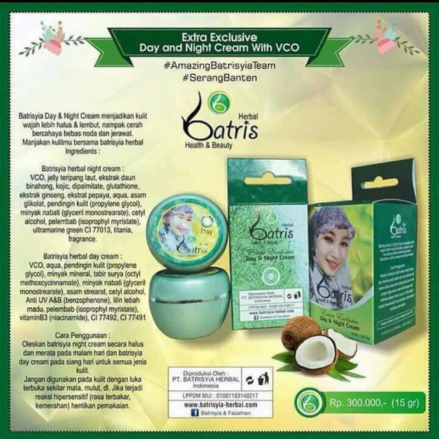 

Batrisyia Cream Extra Exclusive