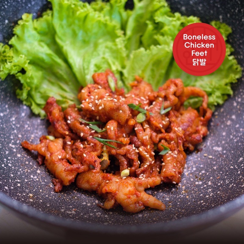 

Ceker Ayam Tanpa Tulang ala Korea (Boneless Chicken Feet • Maeun Dakbal) Porsi Large