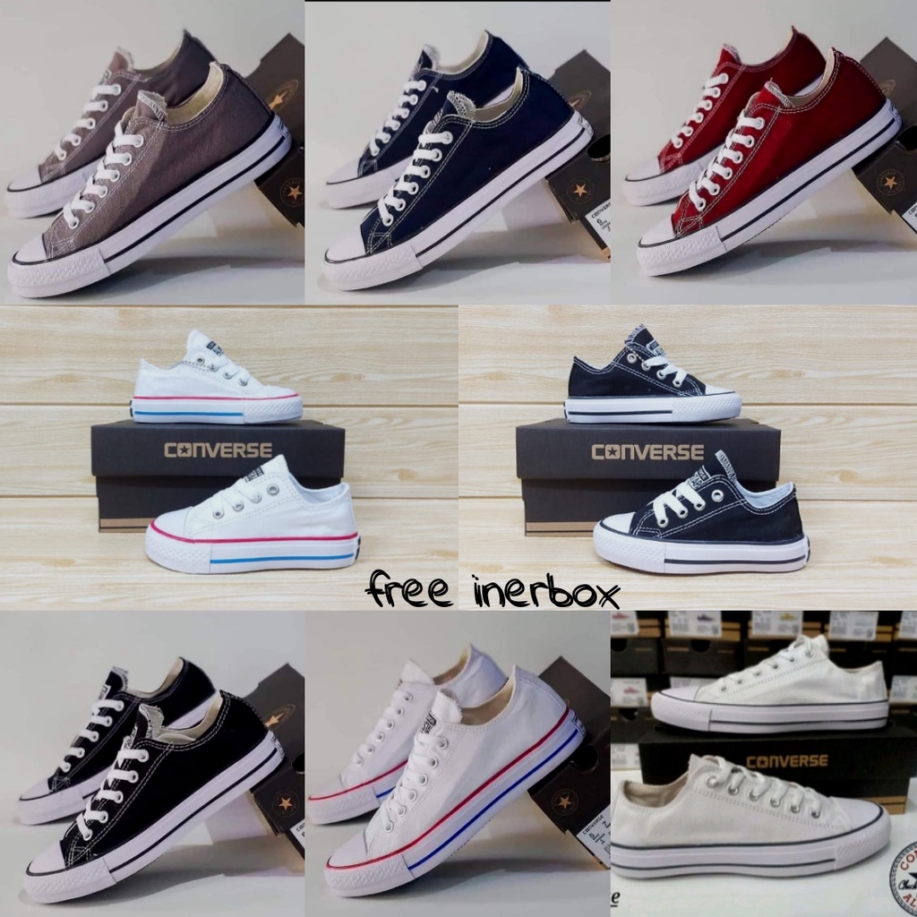 SEPATU ANAK ANAK DAN DEWASA CONVERSE ALL STAR SEPATU SEKOLAH/KERJA PRIA DAN WANITA SNEAKERS TERMURAH