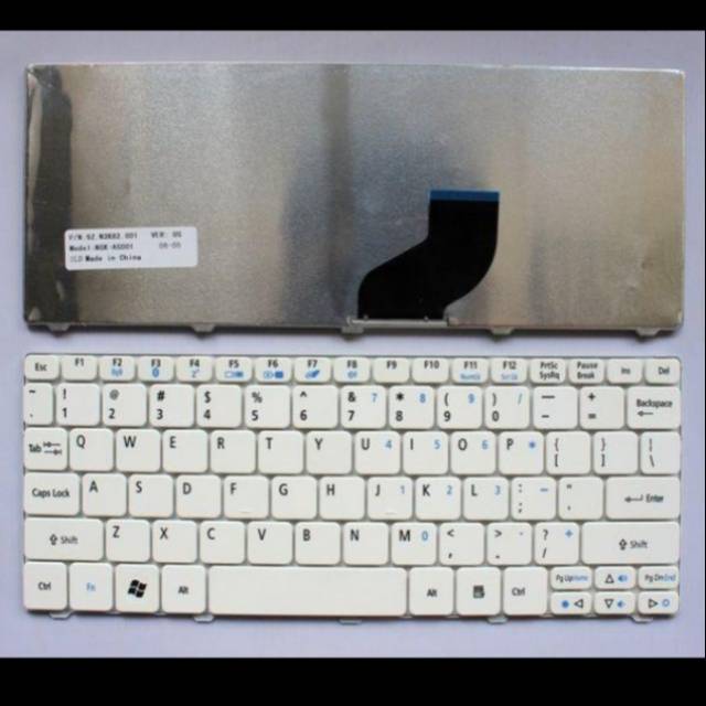 keyboard Acer aspire one AO 532 D255 D257 D260 D270 532h NAV51 putih