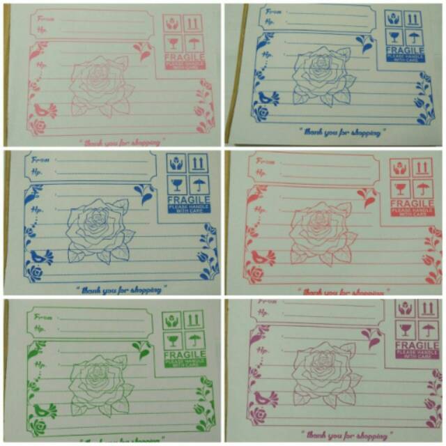 

LABEL PENGIRIMAN 1 buku