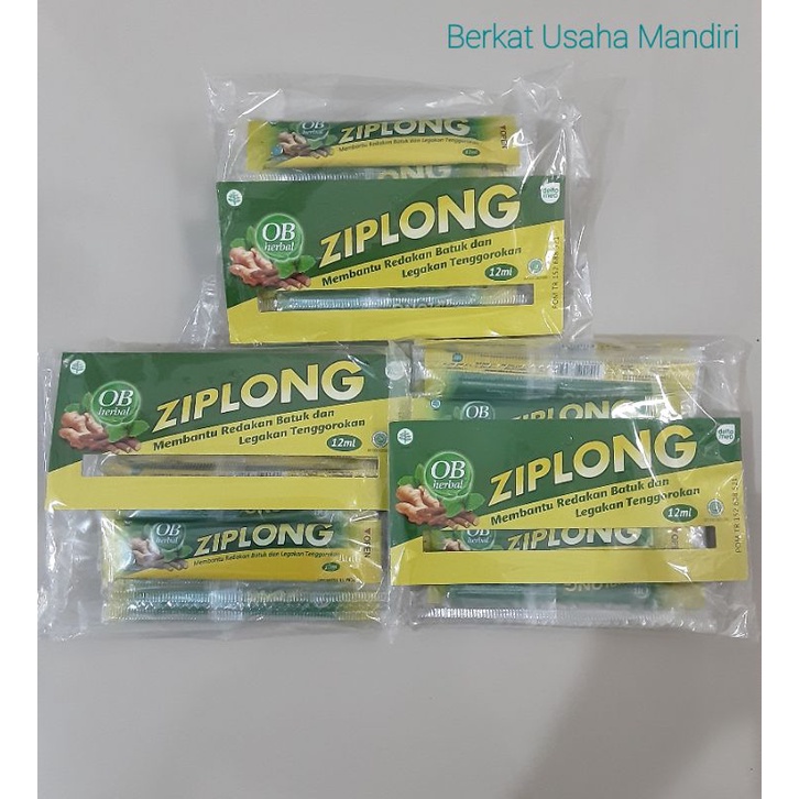 Obat Batuk Herbal Ob Ziplong 12ml isi 10 sachet Terlaris termurah &amp; Garansi 100% Ori