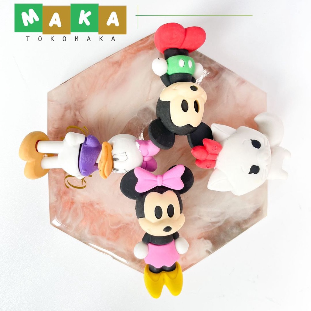 

Penghapus karet karanter disney mickey minnie donald hapusan pensil mickey alat tulis kantor unik import