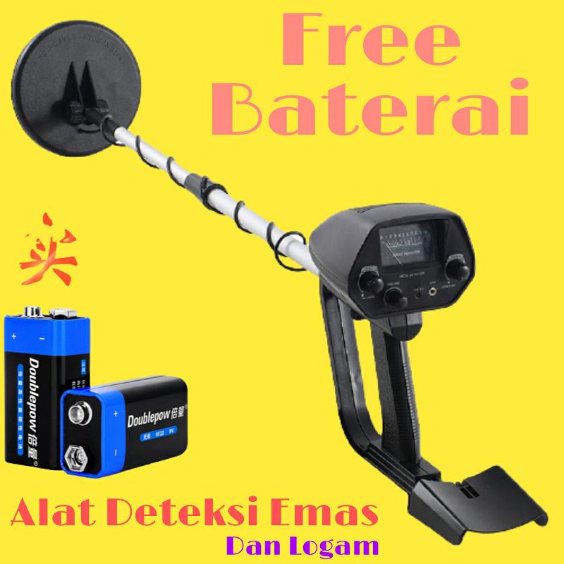 (Ongkir 1kg)Metal Detector MD 4030/4030P/Genggam Alat Pencari Logam Emas