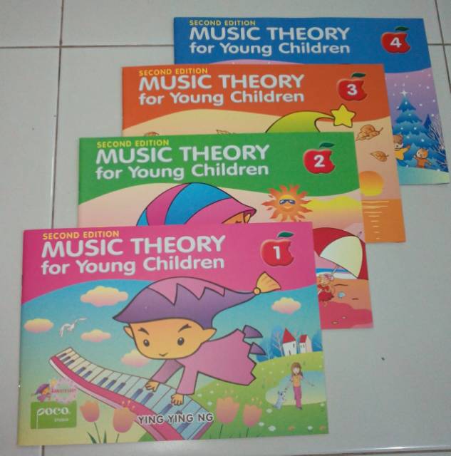 Buku piano 1 paket isi 4 Music Theory for Young Children