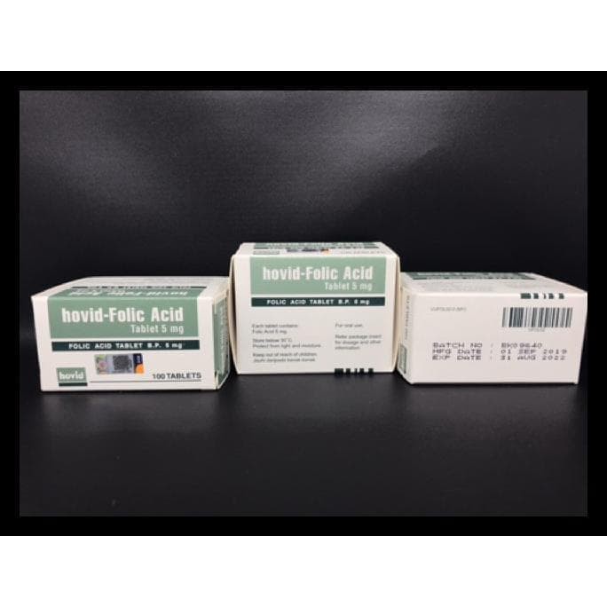 HOVID FOLIC ACID TABLET 5MG IMPORT SUPER AMPUH