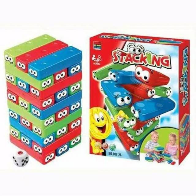 Mainan stacking/Mainan balok uno/UNO Game