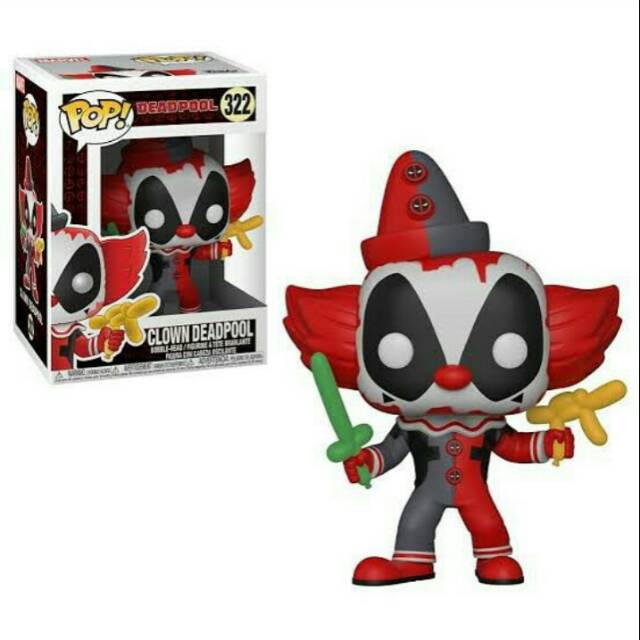 Funko Pop Marvel Deadpool : Clown Deadpool