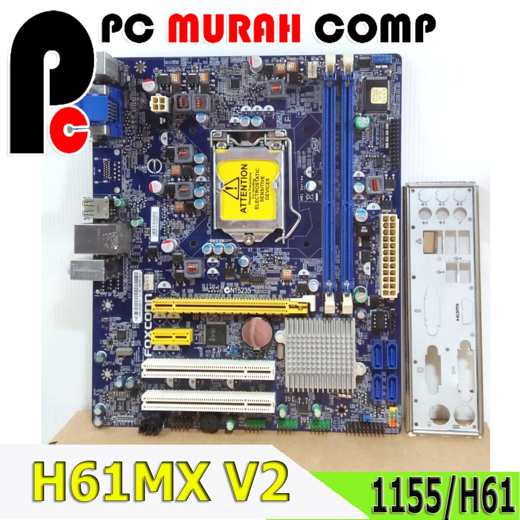 Mainboard Mobo H61 Intel LGA 1155 Onboard Foxconn