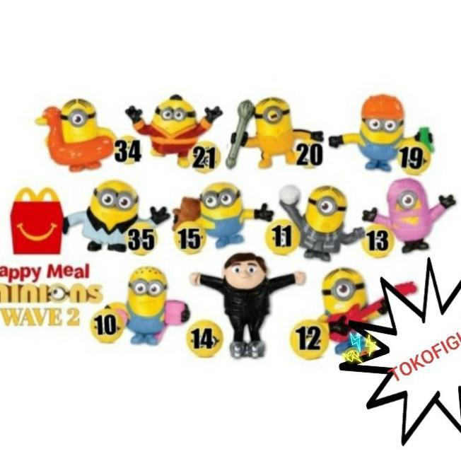 McDonald's Happy Meal Toys 2020 Minions:The Rise of Gru 2 pcs in a bag 