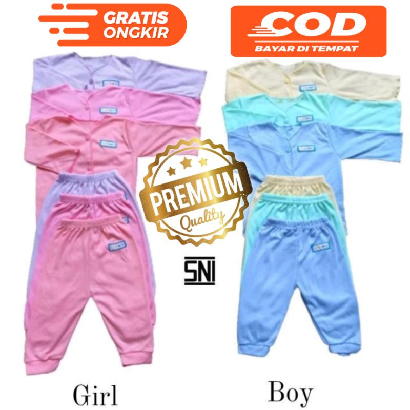 Setelan Baju dan celana Panjang Bayi Baby Cute Per1stel SNI promo 8.8