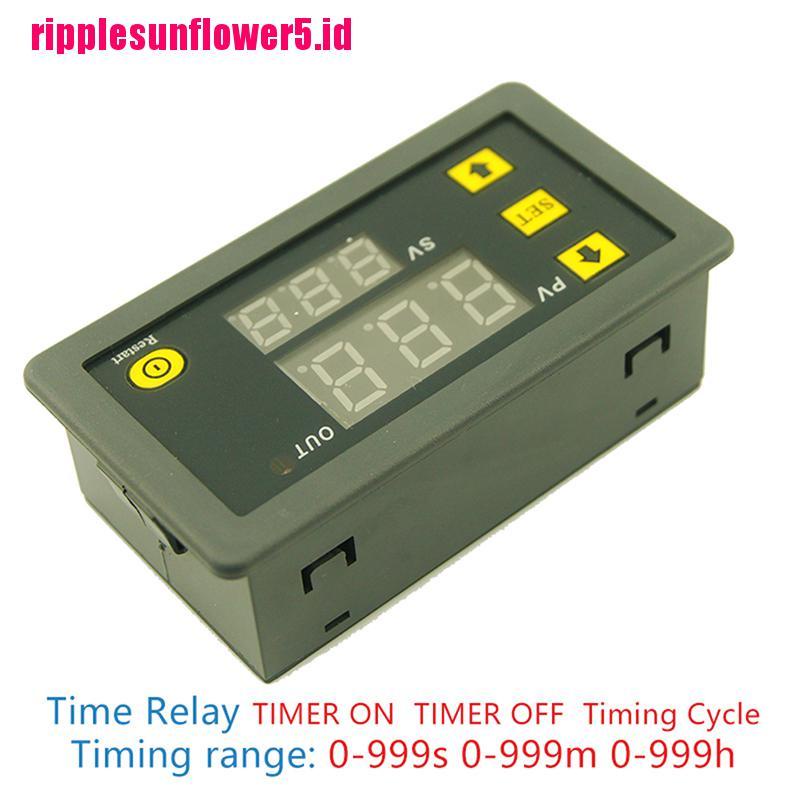 Modul Relay Timer Delay Digital Dc 12V 20A 0-999h