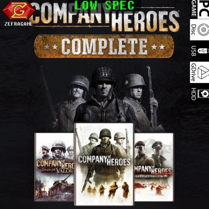 #####] COMPANY OF HEROES 1 Complete Edition/COH/COH1/DVD GAME PC/KASET GAMES