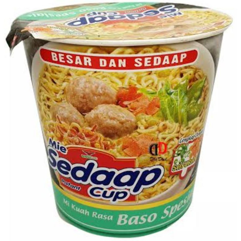 

mie sedaap cup rasa bakso 81 gr sedap cup mie siap saji