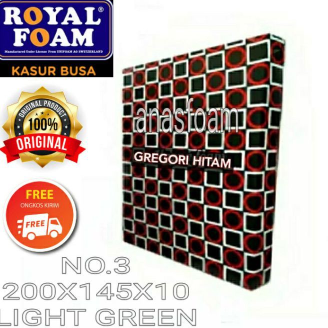 Kasur Busa Royal Ukuran 200x145x10cm/Kasur Busa Royal No.3/Kasur Busa Royal Foam